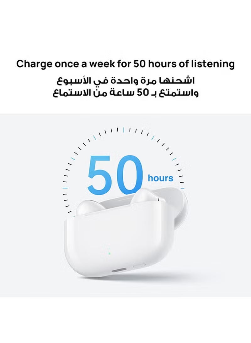 هواوي سماعات FreeBuds SE 4 ANC اللاسلكية الحقيقية | إلغاء الضوضاء النشط متعدد الأوضاع | عمر بطارية 50 ساعة | مكالمات واضحة بـ 3 ميكروفونات، بلوتوث 5.4، EQ مخصص | متوافقة مع iOS و Android، IP54 - Image 3