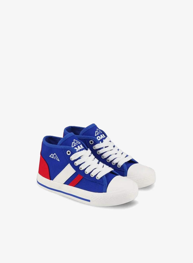 شو اكسبرس Boys Colourblock Lace-Up Ankle Sneakers