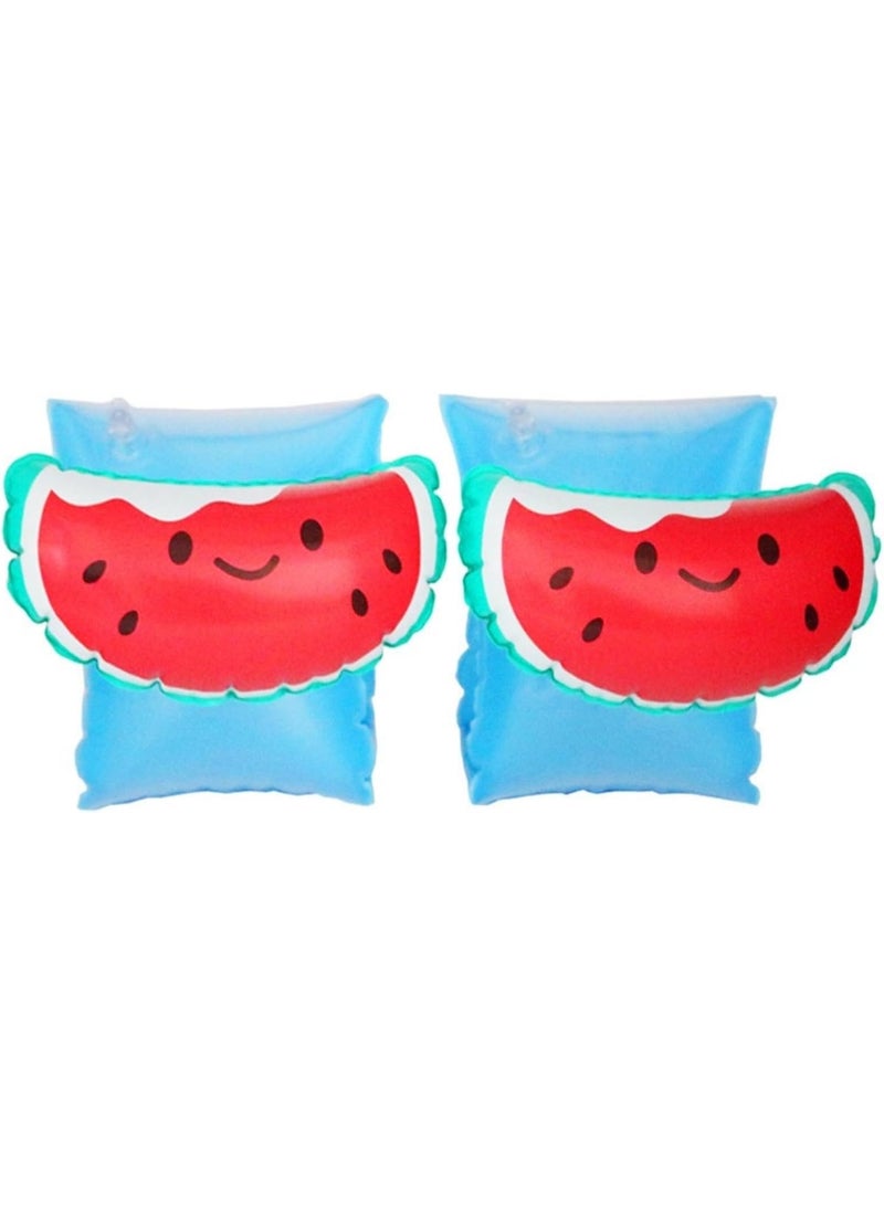 Goolsky 2 Pack Arm Floaties for Kids - Cute Cartoon Inflatable Pool Arm Floaties Swim Rings, PVC Arm Bands Floater Sleeves for Toddlers Children 3-5-6-12 Years - Image 1