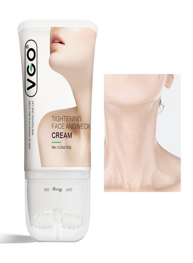 VGO Neck Creams for Tightening and Firming, Face Cream for Anti Aging Moisturizer, Hyaluronic Acid and Retinol Enriched for Neck and Face to Target Fine Lines sagging & Dryness. 4.23 Fl Oz - Image 1