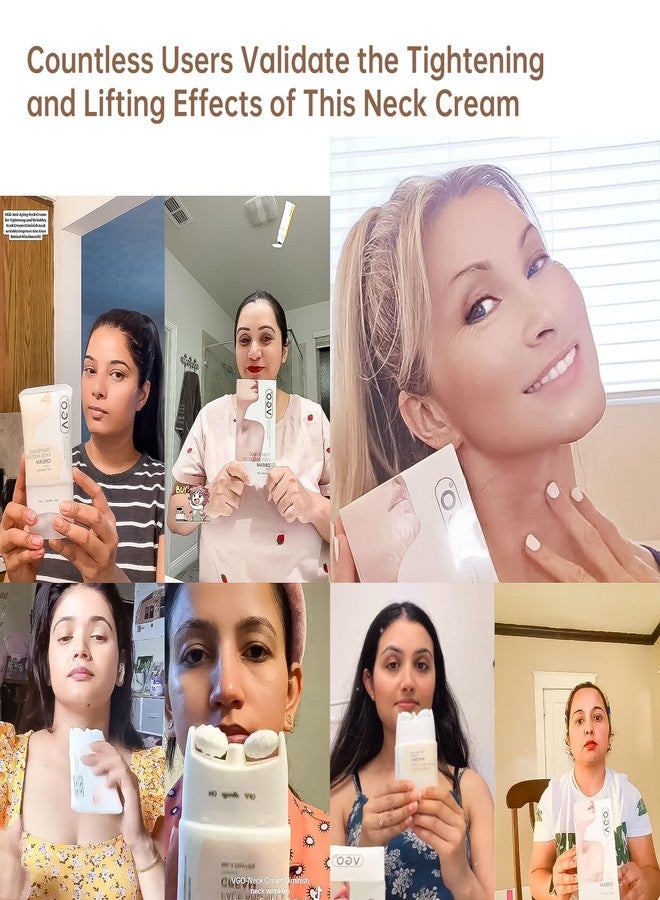 VGO Neck Creams for Tightening and Firming, Face Cream for Anti Aging Moisturizer, Hyaluronic Acid and Retinol Enriched for Neck and Face to Target Fine Lines sagging & Dryness. 4.23 Fl Oz - Image 5