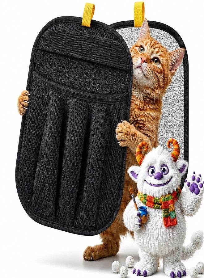Upgraded Pet Hair Removal Gloves with Snug Elastic Wrist – Electrostatic Five-Finger Reusable Fur Remover for Cats & Dogs, Effortless Cleaning Tool for Couch, Carpet, Clothing & Car Seats - Image 1
