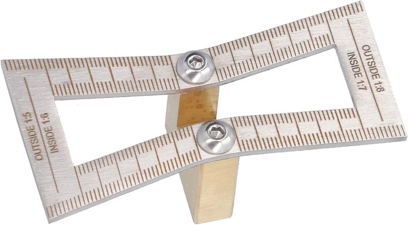 Dovetail Marker Tool With 1 5 1 6 1 7 1 8 Slopes Brass Stainless Steel For Woodworking Splicing - Image 5