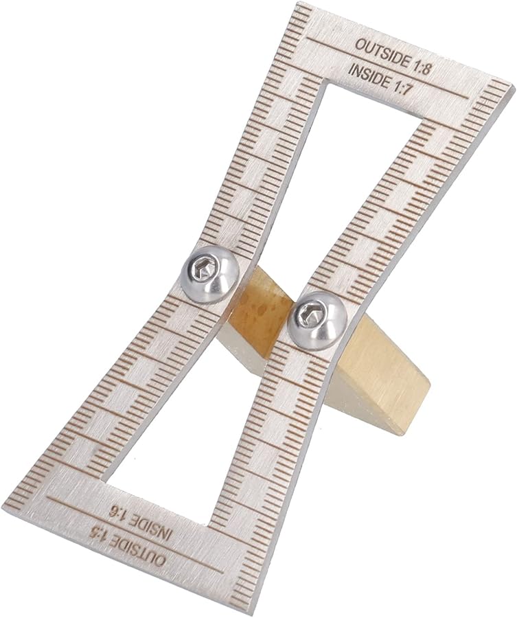 Dovetail Marker Tool With 1 5 1 6 1 7 1 8 Slopes Brass Stainless Steel For Woodworking Splicing - Image 3