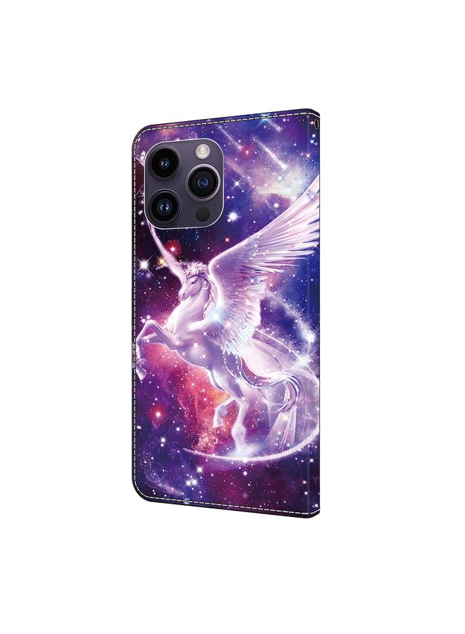 Zaboon Case For iPhone 11 Pro Max Crystal Painted Leather Phone case - Image 3