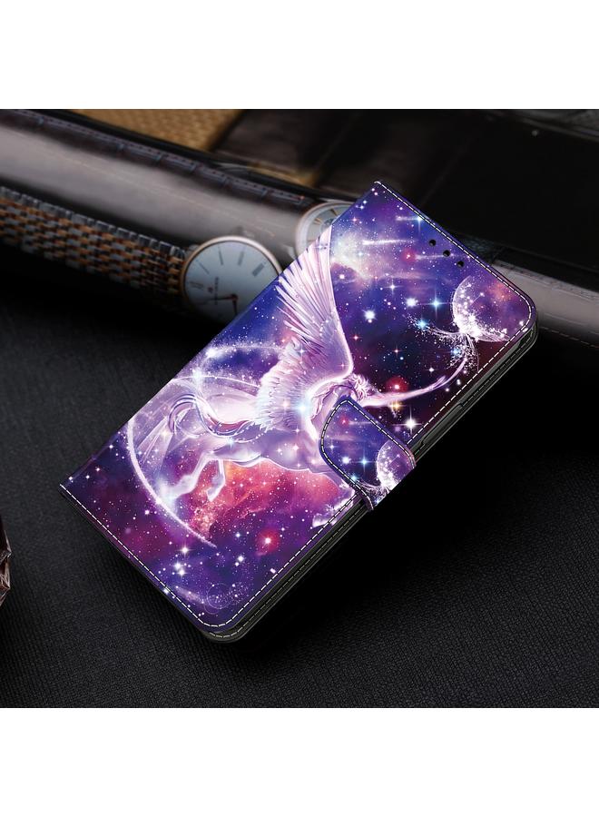Zaboon Case For iPhone 11 Pro Max Crystal Painted Leather Phone case - Image 2