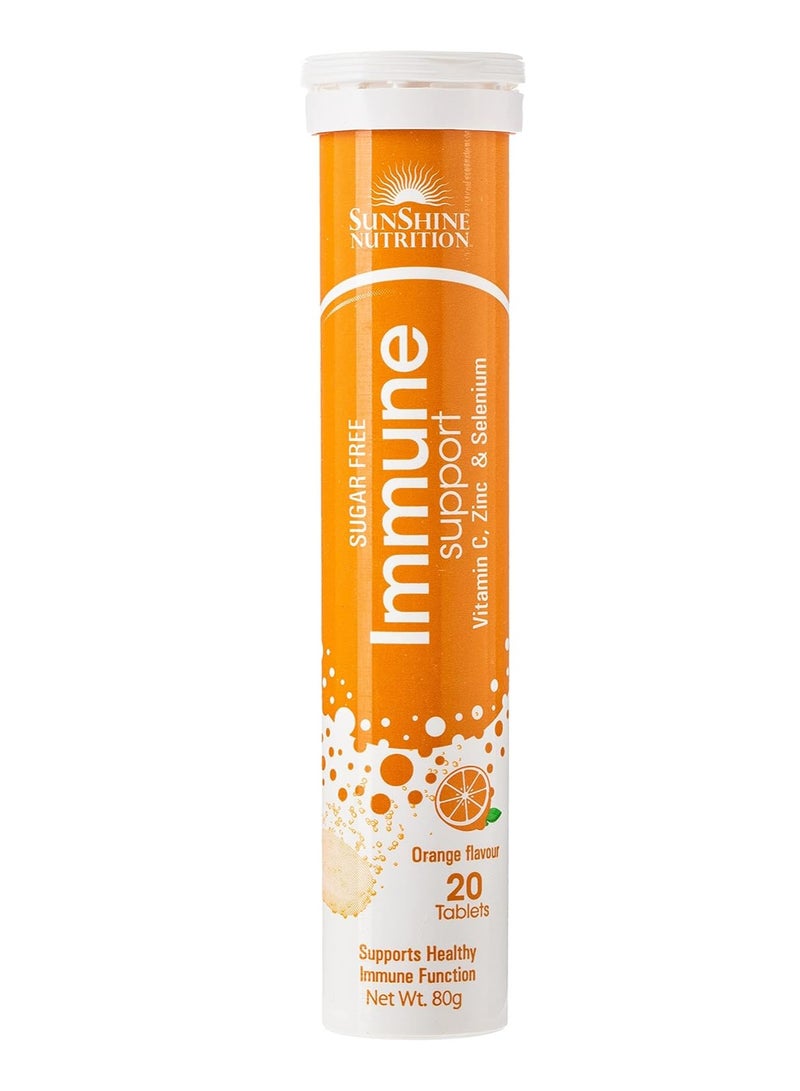 SUNSHINE NUTRITION Immune Support Efferv Orange Tabs 20'S - Image 2