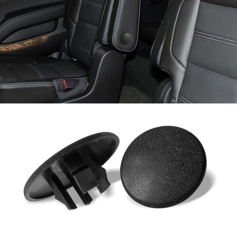 PACLVIO 2PCS Armrest Cover Cap 15279689 Left or Right Rear Bucket Seats Arm Rest Handle Trim Bolt Seat Parts Replacement for 0719 Chevy Tahoe Cadillac Escalade Suburban Yukon Black - Image 3