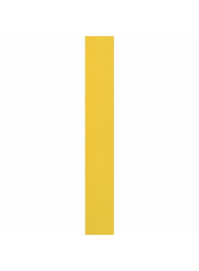 Berwick 069677 7/8" Wide Single Face Satin Ribbon, Lemon Yellow, 6 Yds - Image 3