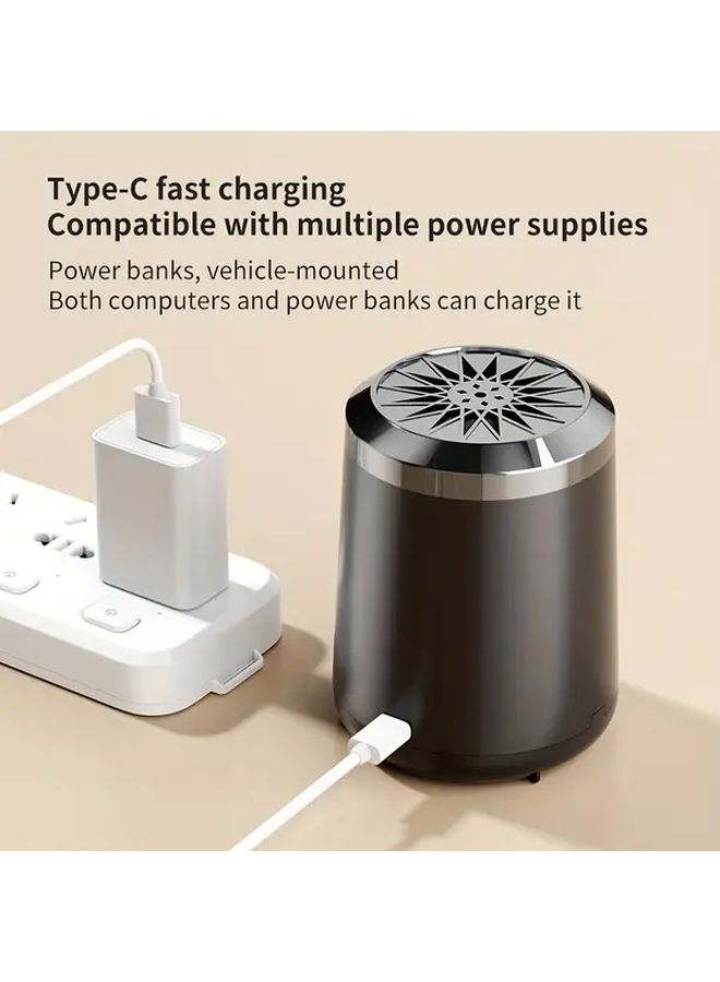 منقي عطور USB أحمر مع مفتاح تلقائي وبطارية قابلة للشحن هدية للمنزل والمكتب وممارسة اليوغا - Image 3