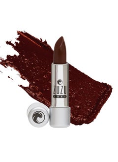 Zuzu Luxe Lip Color Lipstick (Chocolate Cherry Reddish Brown/Cool Crème) Natural Ultrahydrating Lipstick Paraben Free Vegan Glutenfree Crueltyfree Non Gmo 0.13 Oz  - Image 1