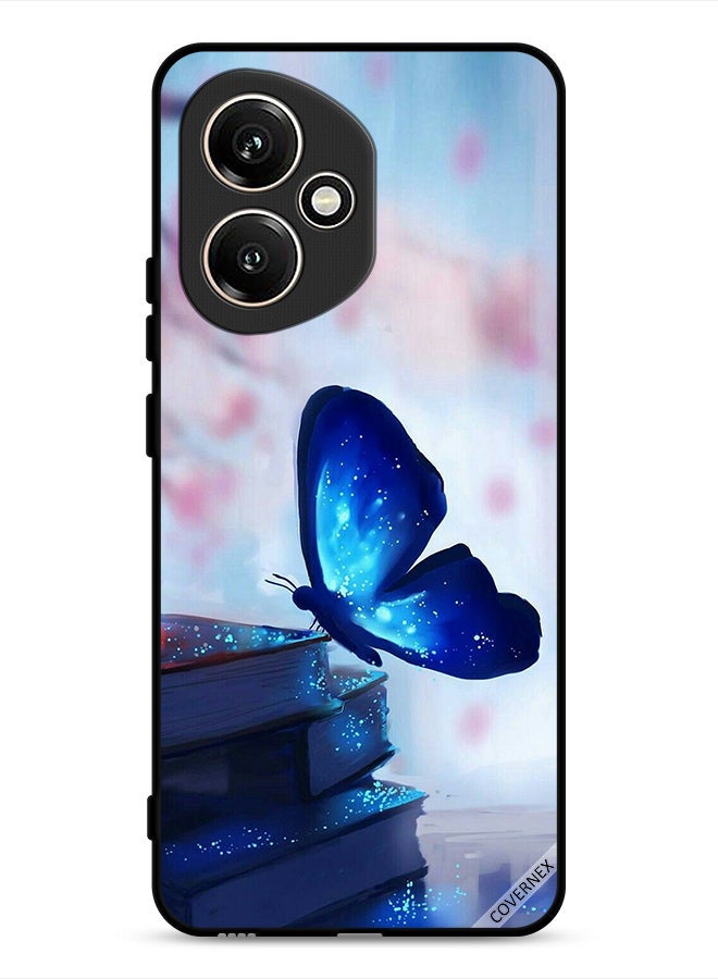Covernex Honor 400 Protective Case Cover Butterfly Sitting On Books - Image 1