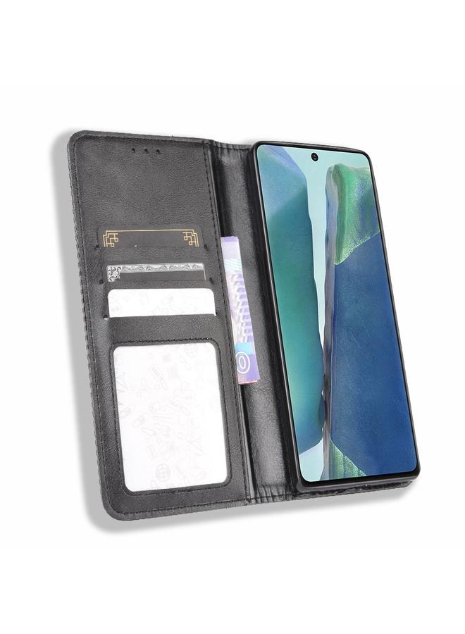 S-TOP Case For Samsung Galaxy S20 FE 4G / 5G Magnetic Buckle Retro Crazy Horse Texture Horizontal Flip Leather Case with Holder & Card Slots & Photo Frame - Image 5