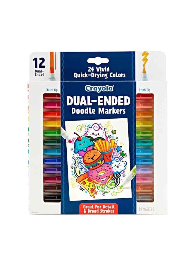 Crayola أقلام كرايولا المزدوجة الطرف (12 قطعة) - Image 2