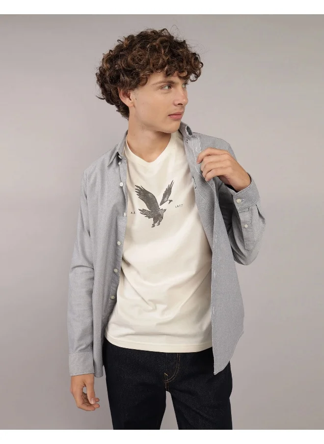 American Eagle AE Slim Fit Everyday Oxford Button-Up Shirt