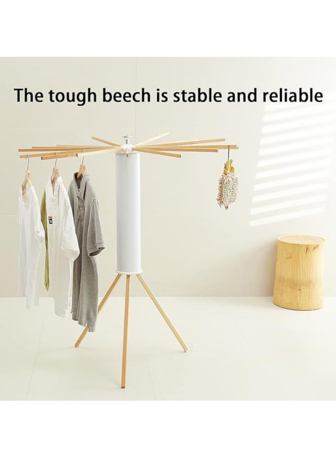 Foldable Clothes Drying Rack, Portable Clothes Drying Hanger, Space Saving Laundry and Drying Stand - Image 4