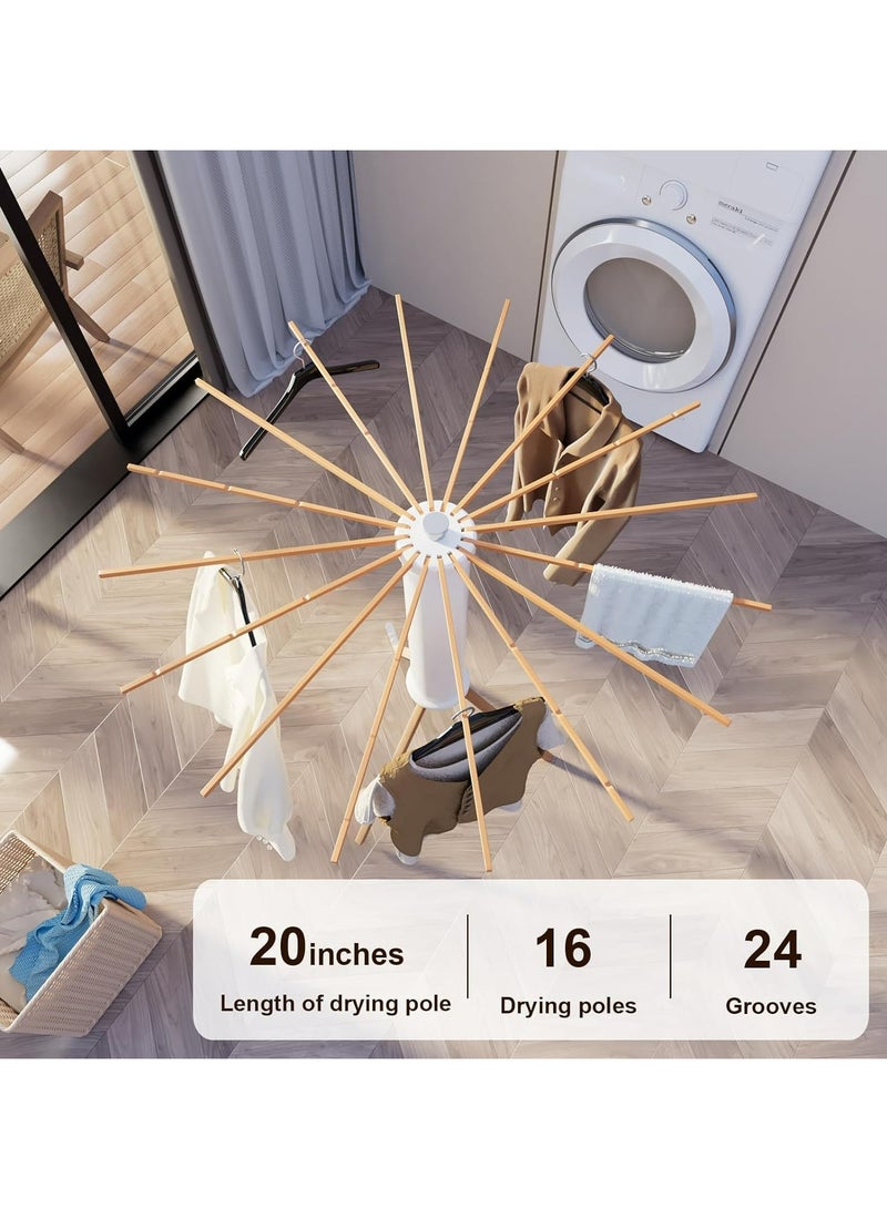 Foldable Clothes Drying Rack, Portable Clothes Drying Hanger, Space Saving Laundry and Drying Stand - Image 5