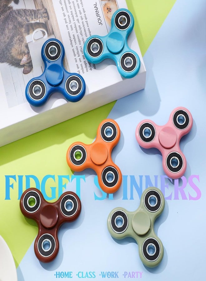 Silipull Fidget Spinner Toy Bulk Sensory Fidget Toy for Kids Adults Favors Classroom Prizes Gift Bag Fillers Stress Relief(Morandi,6 Pcs) - Image 3