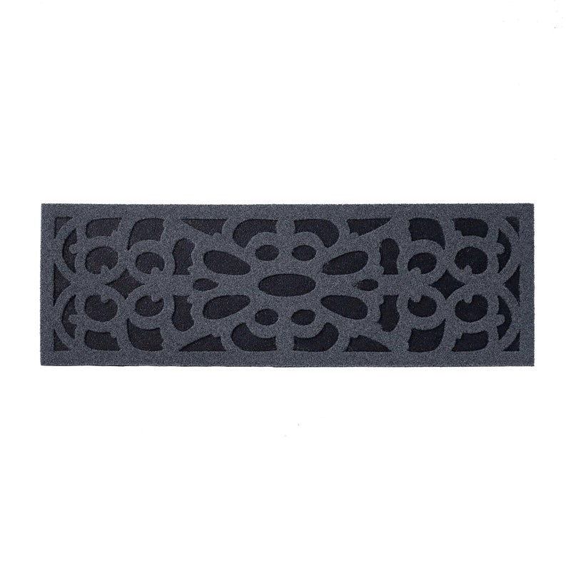 Nicoman Narrow Doormat Victorian Style Step Door Mat Barrier EcoFriendly Absorbent Heavy Duty Dirt Scraper Watertight For Indoor Outdoor Garden Shed Garage Entrance  1 Pack 75 x 25cm