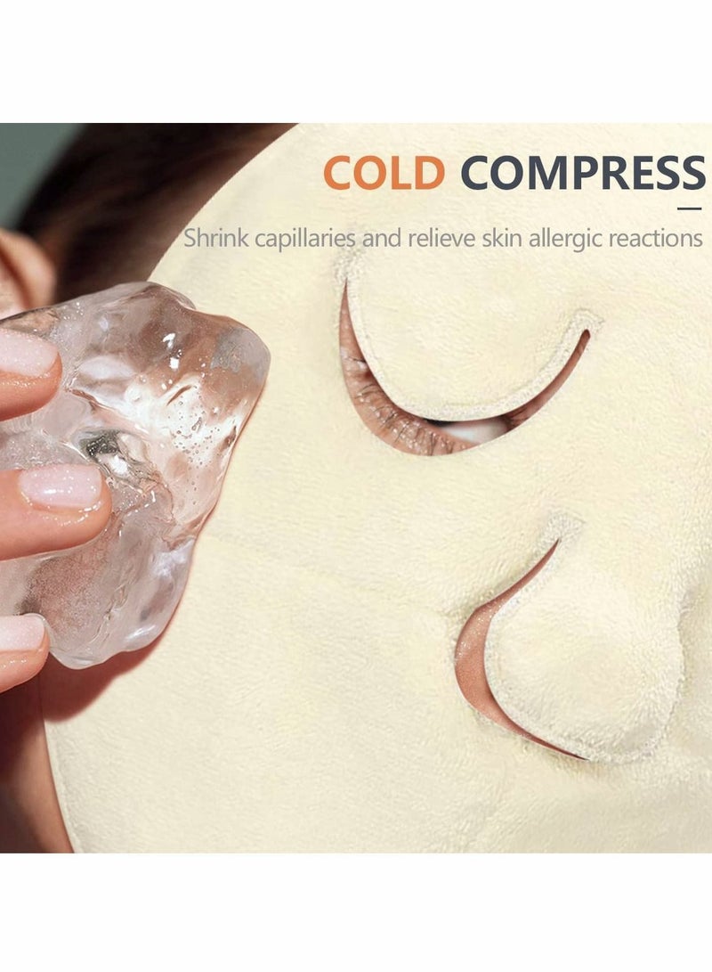 NIBEMINENT Face Towel Mask, Reusable Anti Aging Facial Steamer Moisturizing Rejuvenation Beauty Skin Care Gift for Women Mom Wife Sister Teen Girl Friend - Image 4