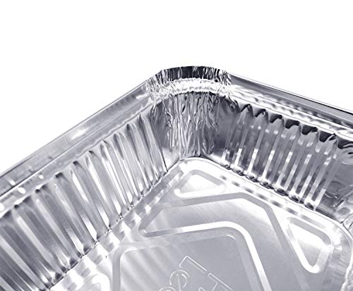 Fig & Leaf 20 Pack - Drip Pans Compatible with Napoleon BBQ Grills 62007 Grease Tray Prestige I, Prestige II, Prestige V, Prestige PRO, Rogue, Mirage, and Ultra Chef l Disposable Aluminum Foil Replacement - Image 4