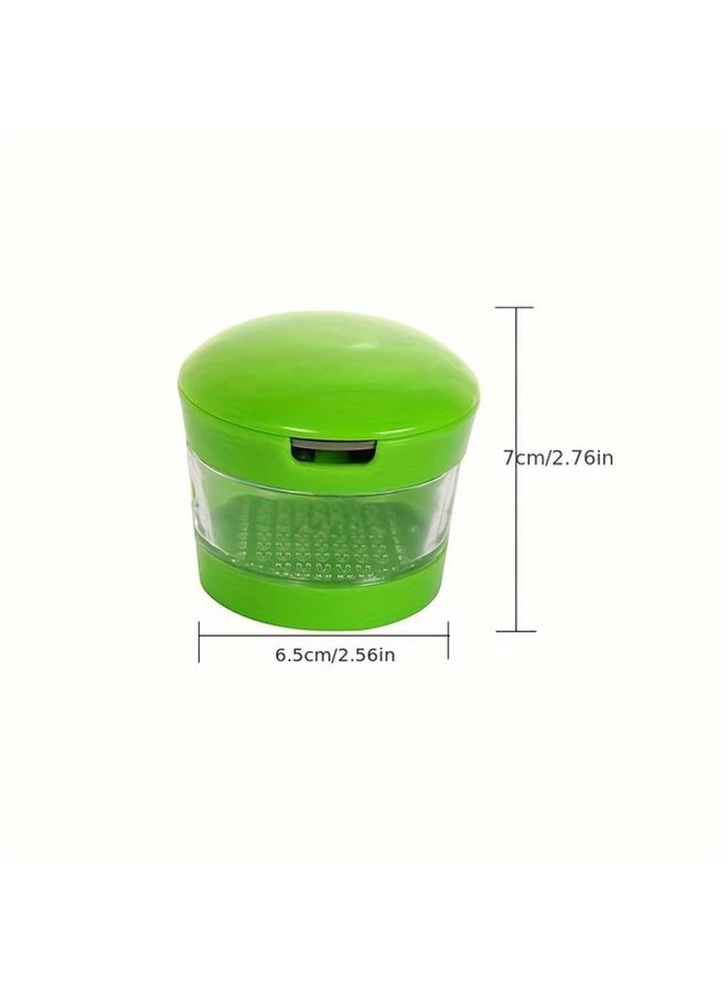 1pc Multifunctional Stainless Steel Garlic Press Mincer Slicer Grater Kitchen Tool - Image 3