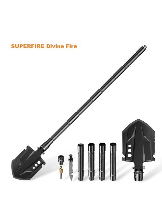 SupFire Supfire Bg06 Multifunctional Outdoor Military Shovel, Tibetan Mastiff Shovel, Iron Spade, Manganese Steel Military Shovel, Folding Outdoor Tool  - Image 2