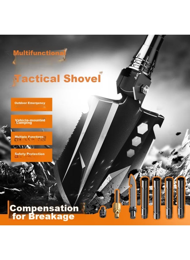SupFire Supfire Bg06 Multifunctional Outdoor Military Shovel, Tibetan Mastiff Shovel, Iron Spade, Manganese Steel Military Shovel, Folding Outdoor Tool  - Image 3