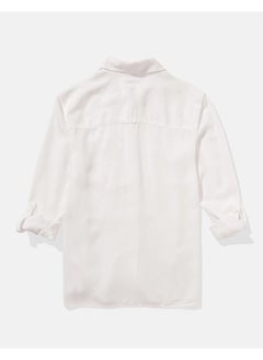 American Eagle AE Long-Sleeve Button-Up Shirt  - Image 4