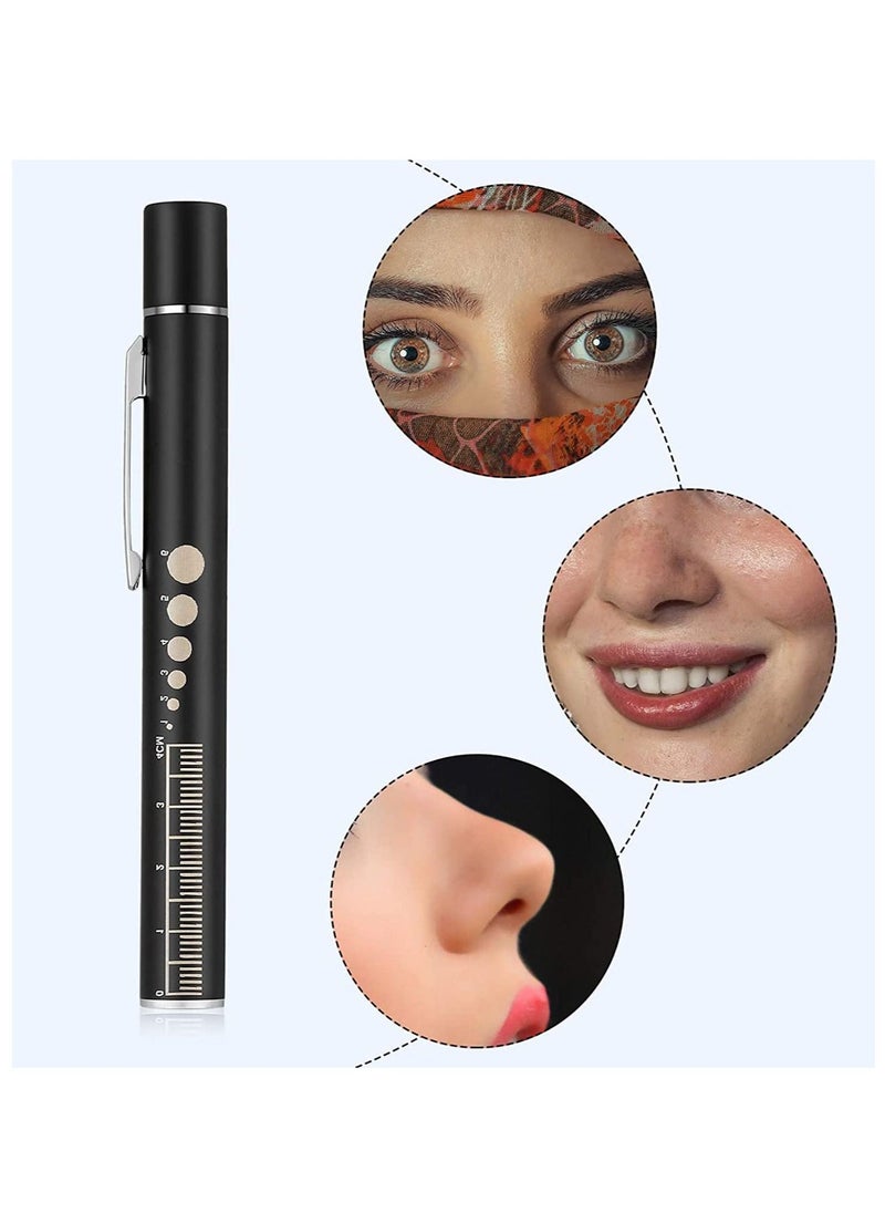 Pen Light, Diagnostic Medical Penlight,Reusable LED Penlight,for Students Doctors Nurses with 2 Light LED Sources, USB Rechargeable, Extra Warm Light Bulb, Pocket Clip (2 Pieces) - Image 1