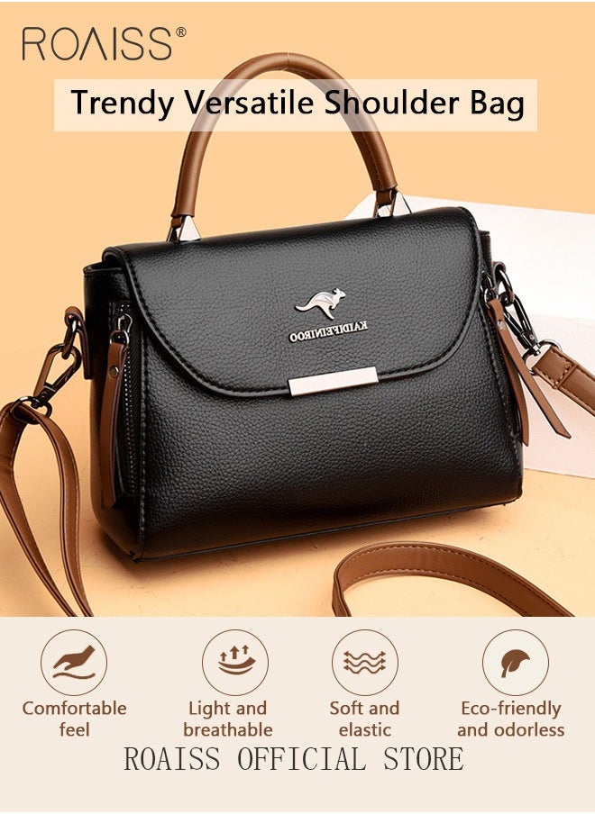 roaiss - Women Shoulder Crossbody Bag Large Capacity Compact and Exquisite Women Handbag - Image 1