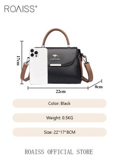 roaiss Women Shoulder Crossbody Bag Large Capacity Compact and Exquisite Women Handbag  - Image 5