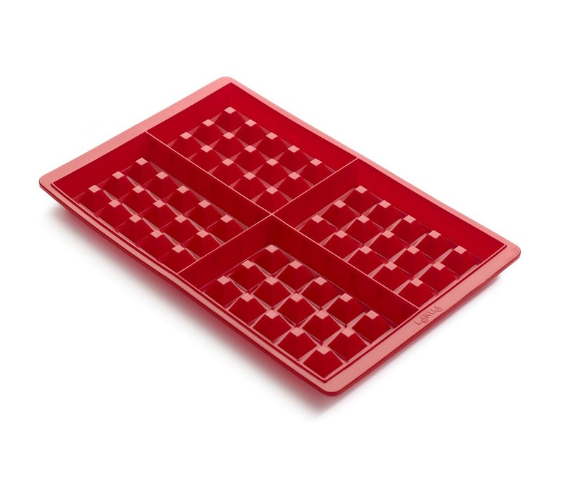 Lekue Silicone Waffle Mold Model  Red Set of 2