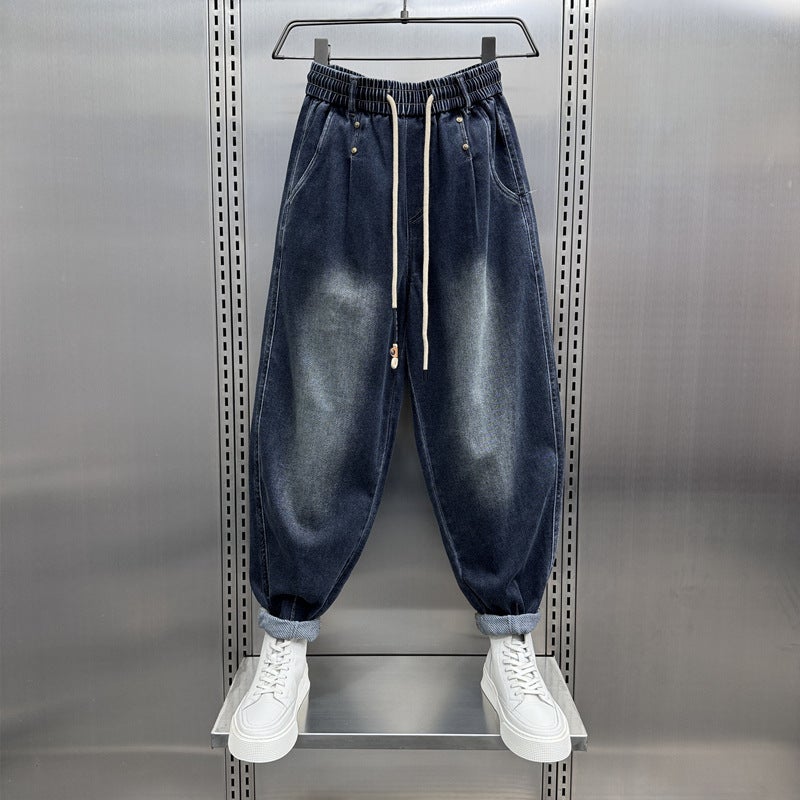 Unisex Classic Denim Jeans Loose Fit Daily Outdoor Wear - Image 5