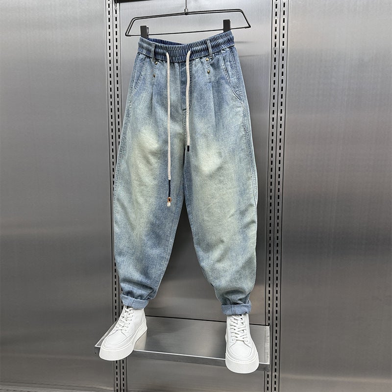 Unisex Classic Denim Jeans Loose Fit Daily Outdoor Wear - Image 4