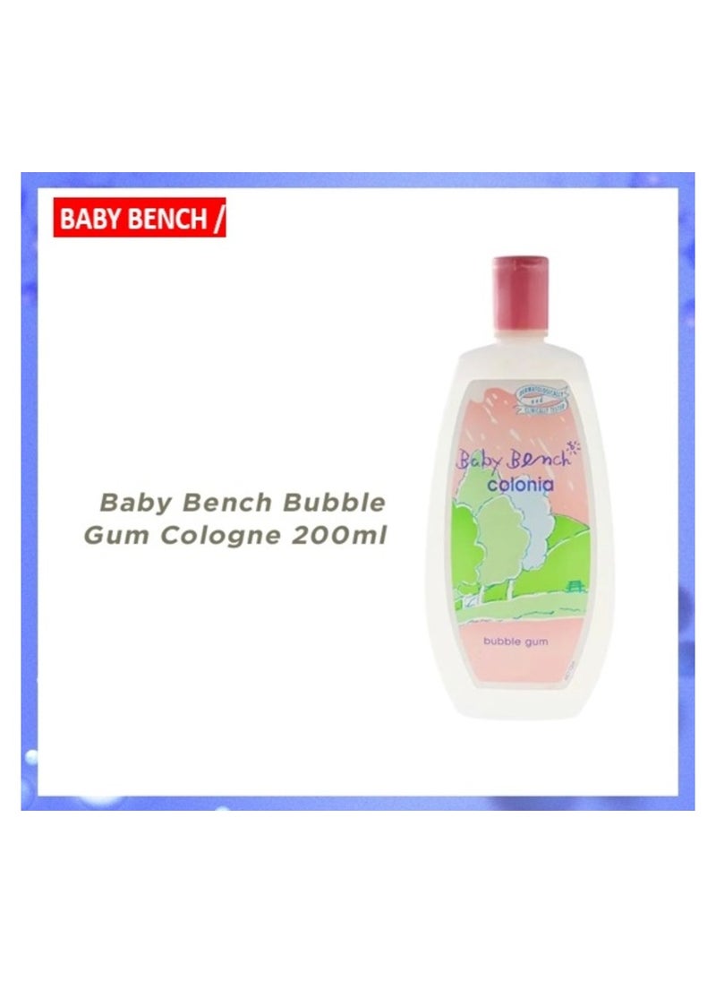 Baby Bench Baby Bench Cologne BUBBLE GUM | Refreshing & Gentle Fragrance for Babies | Soft Sweet Scent for Delicate Skin - 200ml.  - Image 3