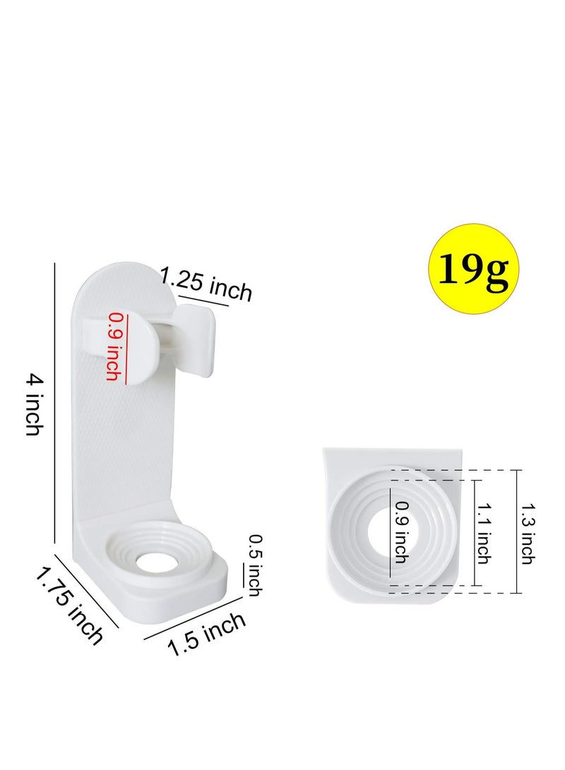 Oasisgalore 2 Pcs Adhesive Electric Toothbrush Holder, Wall Mounted,Space-Saving Tooth Brush Stand to Keep Drying - Image 4