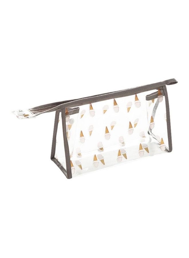 NIBEMINENT PVC Makeup Bag Toiletry Holder Multicolour