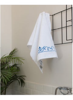 More cottons Swirls Embroidered Face Towel  - Image 3