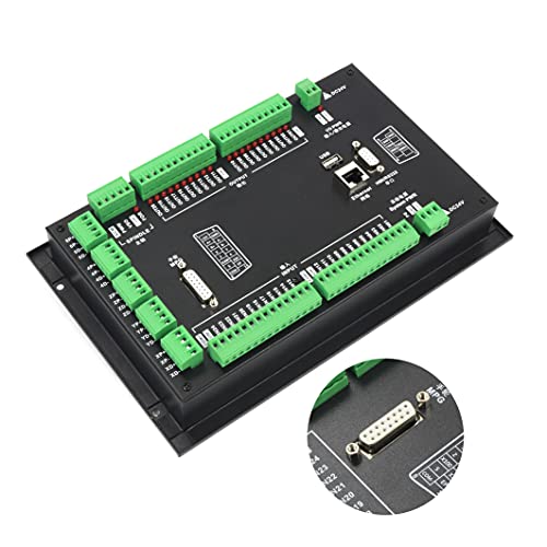 CNCTOPBAOS 5 Axis DDCS Expert CNC Controller System Offline Stand Alone Stepper Motor Driver Motion Control 1000KHz PLC+5 Axis Handwheel MPG Emergency Stop for CNC Router Milling Engraving Machine - Image 3