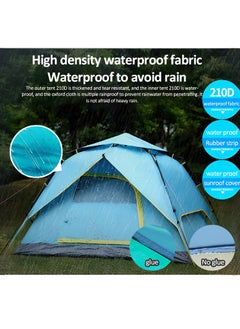Fearlex Fully Automatic Camping Tent for 8 Persons | Instant Pop-Up Dome Tent with Quick Setup | Double Layer, Lightweight Portable Outdoor Tent for Backpacking, Hiking, or Beach with All-Weather Protection  - Image 5
