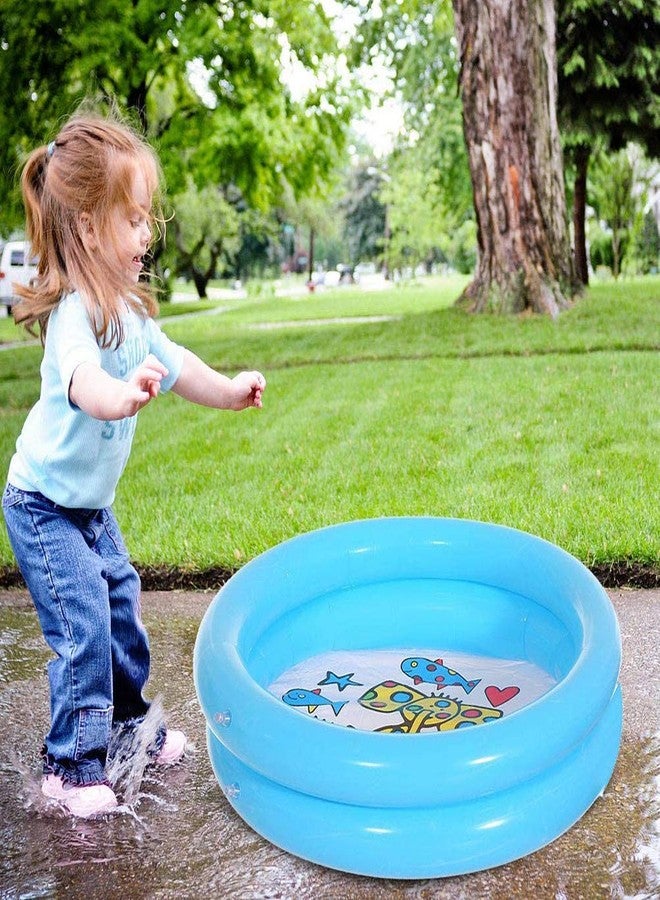 Mrisata 2 Rings Inflatable Ball Pit and Infant Pool - Round Garden Swimming Pool with Pump - Image 3