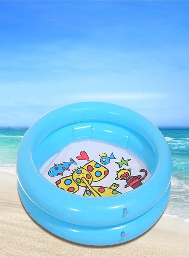 Mrisata 2 Rings Inflatable Ball Pit and Infant Pool - Round Garden Swimming Pool with Pump - Image 5