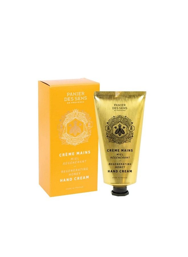 PANIER DES SENS French Hand Cream With Shea Butter Honey Fragrance Moisturizing Cream For Dry And Sensitive Hands 96% Natural 2.6Floz75Ml  - Image 1