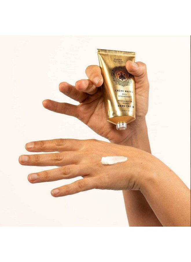 PANIER DES SENS French Hand Cream With Shea Butter Honey Fragrance Moisturizing Cream For Dry And Sensitive Hands 96% Natural 2.6Floz75Ml  - Image 4