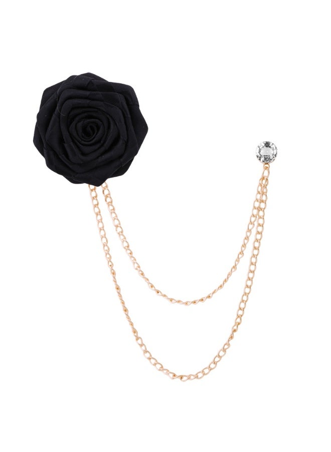 Shougu New Style Handmade Fabric Suit Accessories Tassel Flower Brooch Chest Flower 
