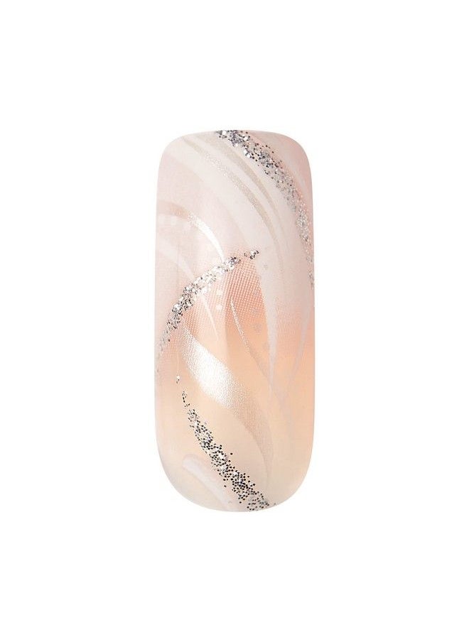 Goldfinger - Gold Finger Full Cover Nails Gel Glam Ready To Wear Gel Manicure Long Nails - Image 1