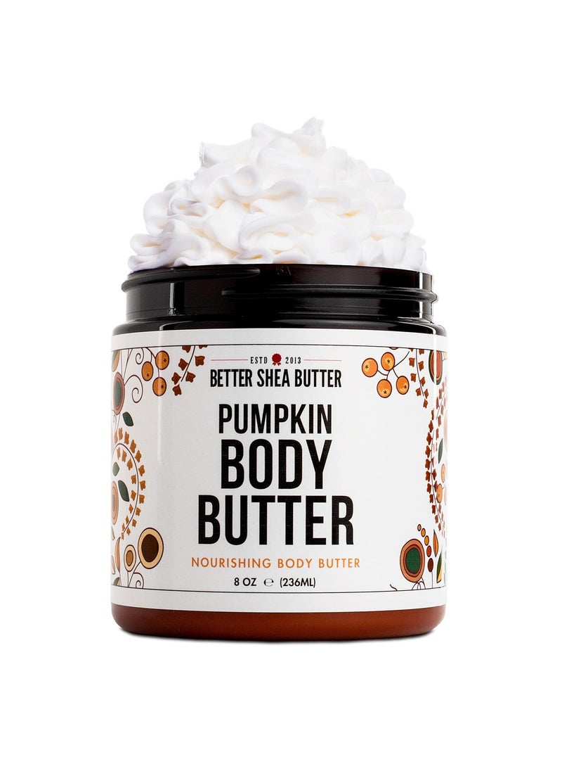 Better Shea Butter - Pumpkin Body Butter with Organic Shea Butter  Pumpkin Spice Lotion for Women  Non Greasy Body Cream  Fall Body Care Favorite with Pumpkin Spice Scent - Image 1