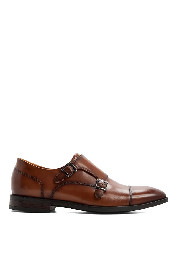 Aldo Gilberto Men Brown Slip Ons