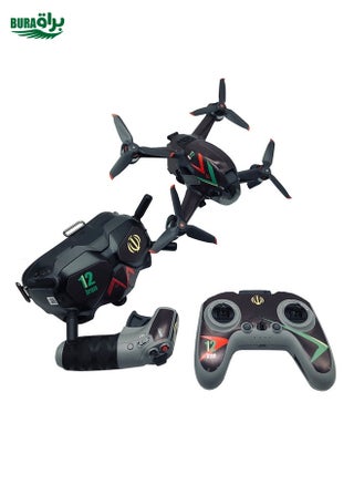 FPV-TZ-SF 4 in 1 Waterproof Anti-Scratch Decal Skin Wrap Stickers Personalized Film Kits for DJI FPV Drone & Goggles V2 & Remote Control & Rocker(Black Pattern) - pzsku/ZFACE7FBBCA76793D601FZ/45/_/1738345647/21fc893d-b2e8-4a8f-be9c-b14aa2da9138